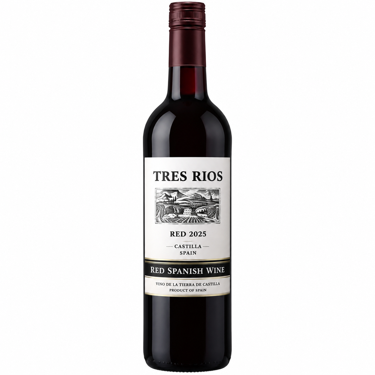 Bodegas Gallegas – Tres Rios Red 2025 – Castilla Spain