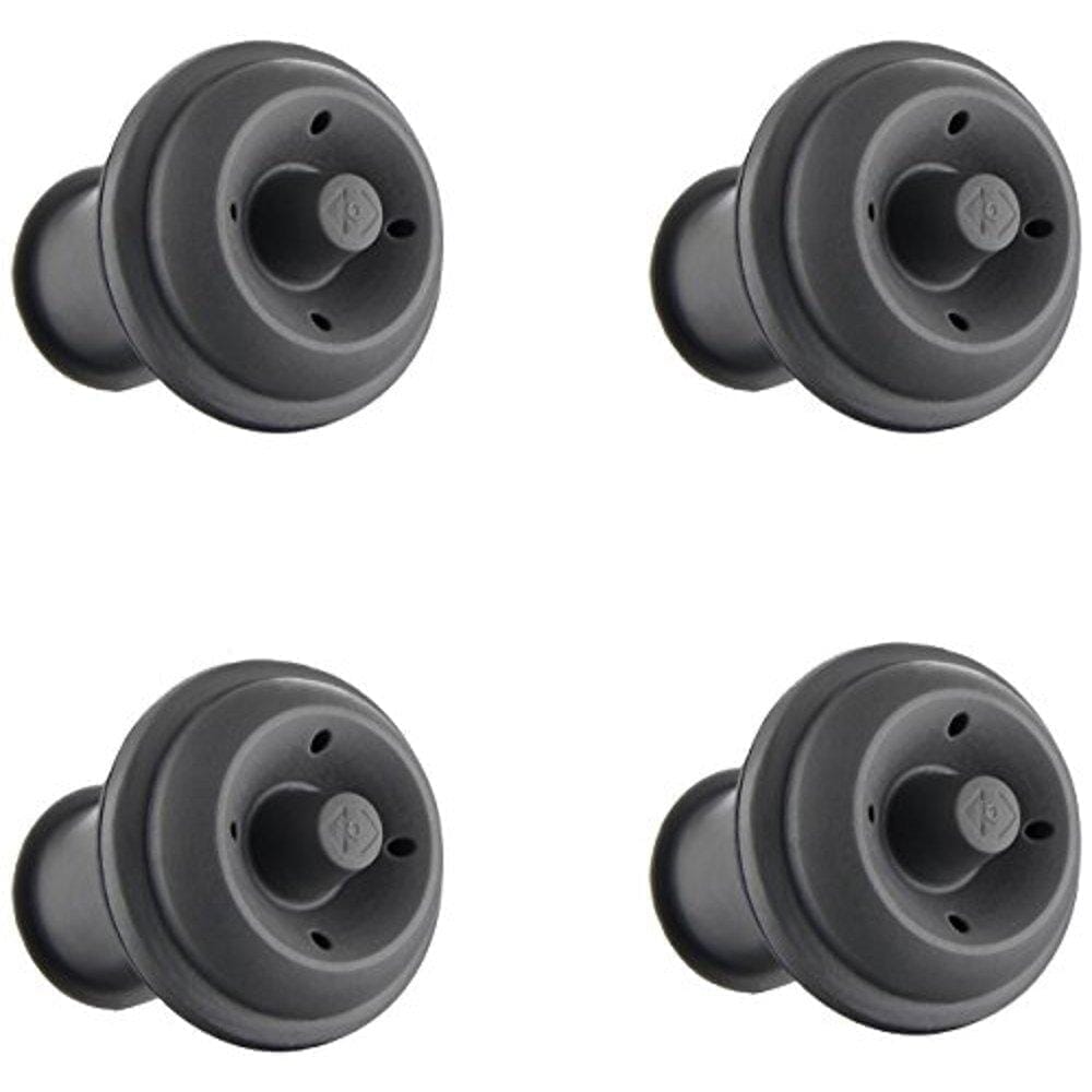 Dark Slate Gray VacuVin Stopper 4 Pack Caná Wine Shop Accessories