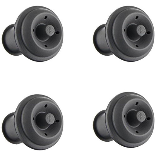 Dark Slate Gray VacuVin Stopper 4 Pack Caná Wine Shop Accessories