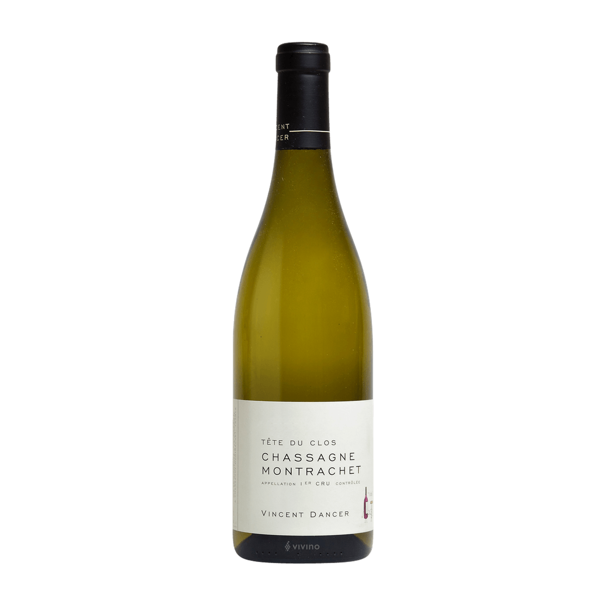 Vincent Dancer – Chassagne-Montrachet Premier Cru Tête du Clos – Burgundy France (bottle image)